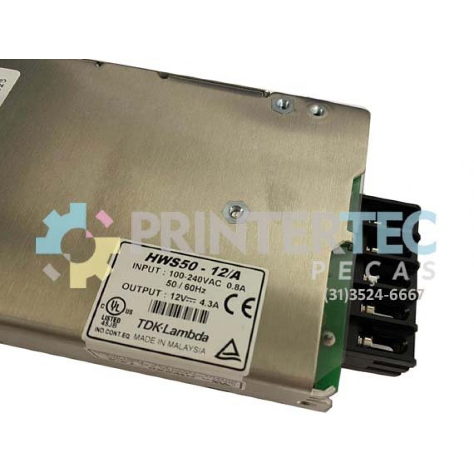 FONTE TDK-LAMBDA HWS50-12/A - 52W 12V 4,3A