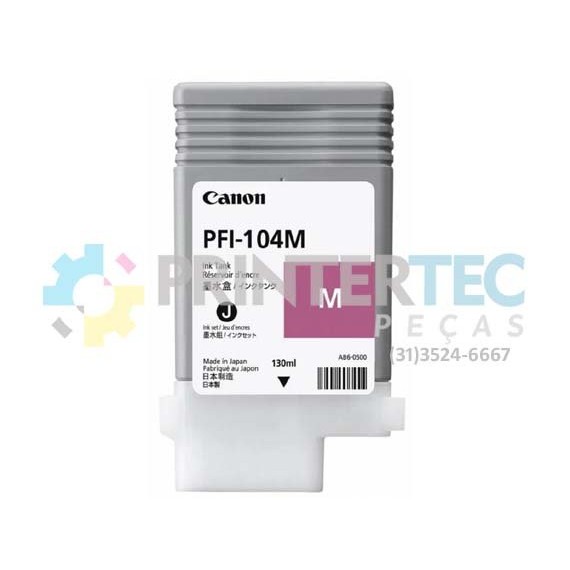 CARTUCHO CANON PFI-104M MAGENTA 130ML
