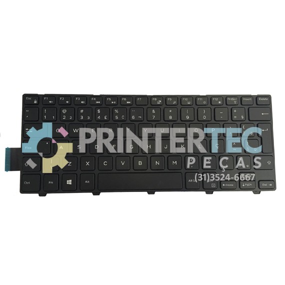 TECLADO DELL INSPIRON 3442 /3443 / 5457 /5458 BR ILUMINADO