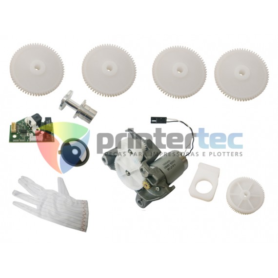 MOTOR HP DSJ T920 / T1500 / T2500 DO PAPEL C\ SENSOR DISCO