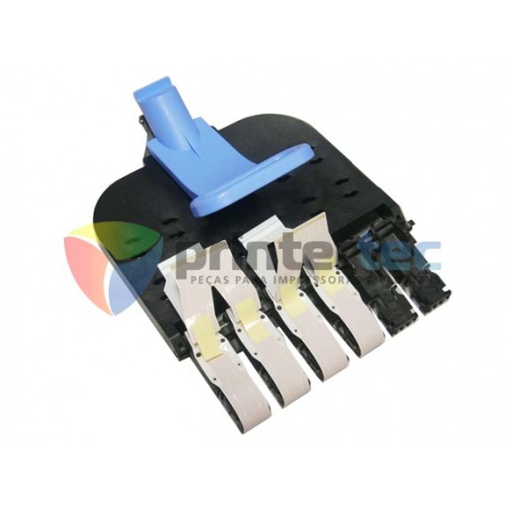 TAMPA HP DSJ T610 / T1100 DO CARRO  (INCLUI PEÇA AZUL)