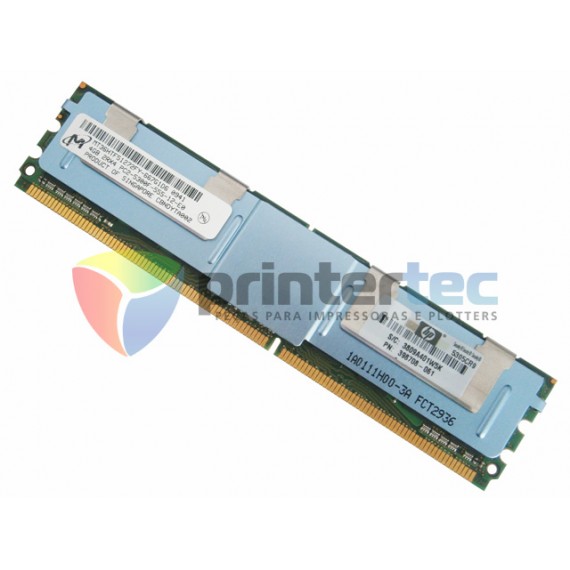 MEMÓRIA HP ML350 G5 4GB 667MHZ PC2-5300F-5 DDR2 DUAL-RANK X4