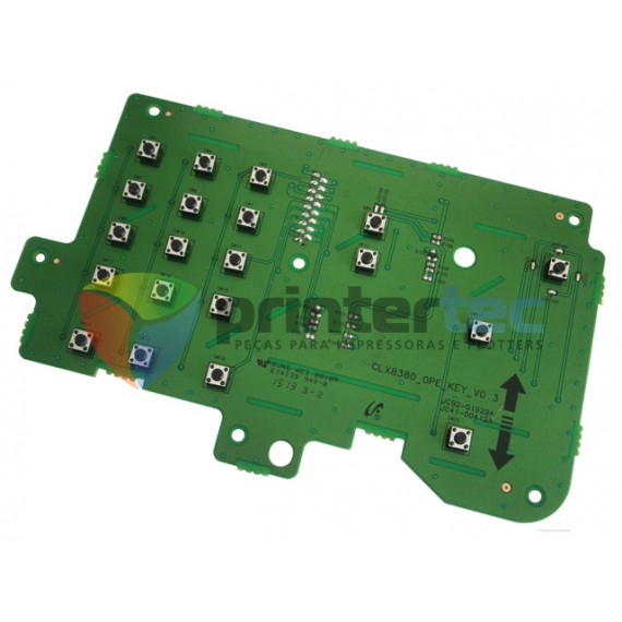 PLACA SAMSUNG SCX-6545 / SCX-6555 DO TECLADO - PBA SUB-KEY