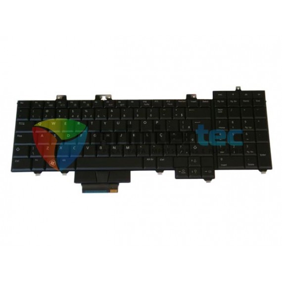 TECLADO DELL LATITUDE M6400 COM TRACK BR