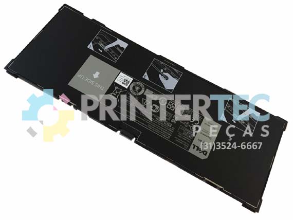 Batteria Di Ricambio Per Tablet Dell Venue 11 Pro 5130: Li-Polymer, 7.4V, 4300mAh/31.82Wh. Componente Compatibile Al 100%, Dimensioni E Specifiche Originali. - 4