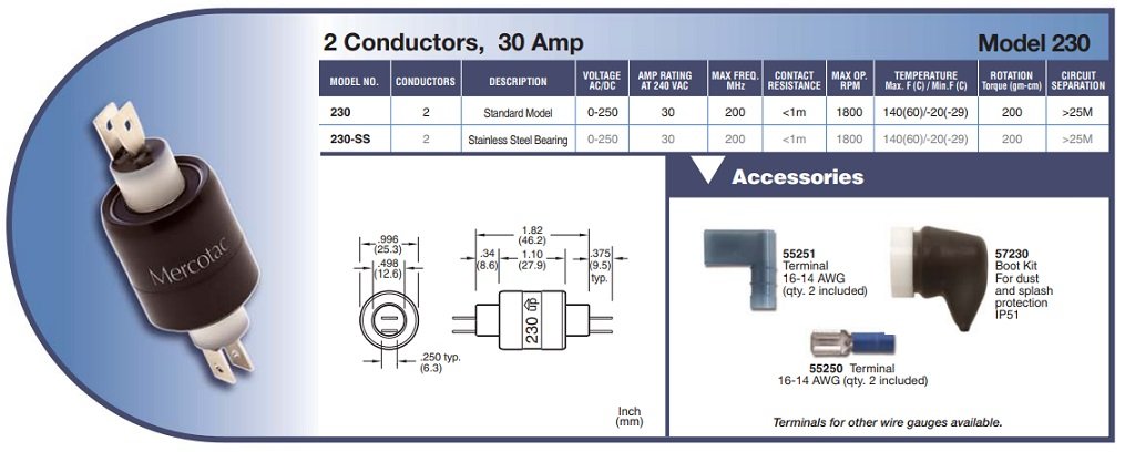 Mercotac 230 Series